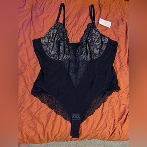 POPILUSH Lingerie Bodysuit Black